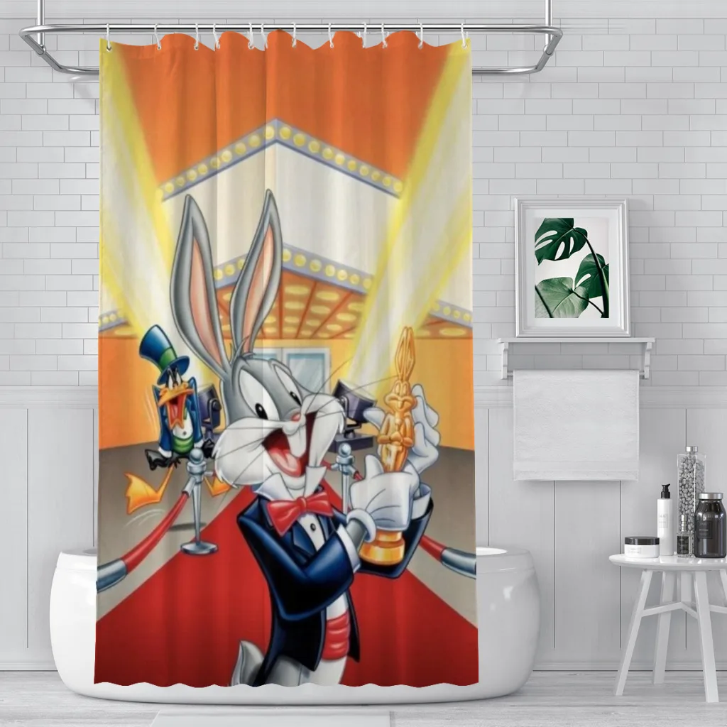 

Looney Tunes Shower Curtain Bathroom Decoration Shower Curtain Birthday Gift