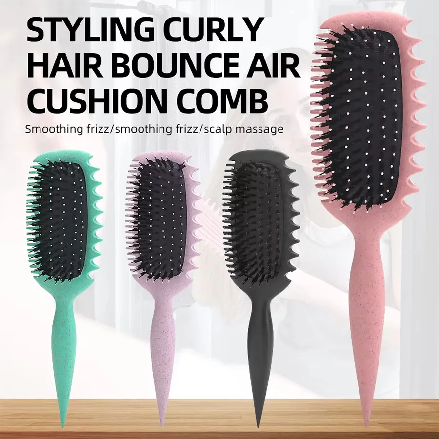 Curl Defining & Styling Brush for Perfectly Shaped Curls Without Pulling