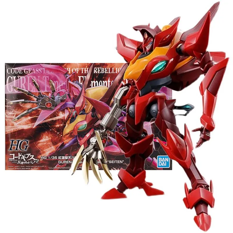 

Набор фигурок Bandai, модель GEASS Lelouch of the Rebellion, Аниме Фигурки HG Guren, тип 08, элементы Seitrn, экшн-фигурки, игрушки