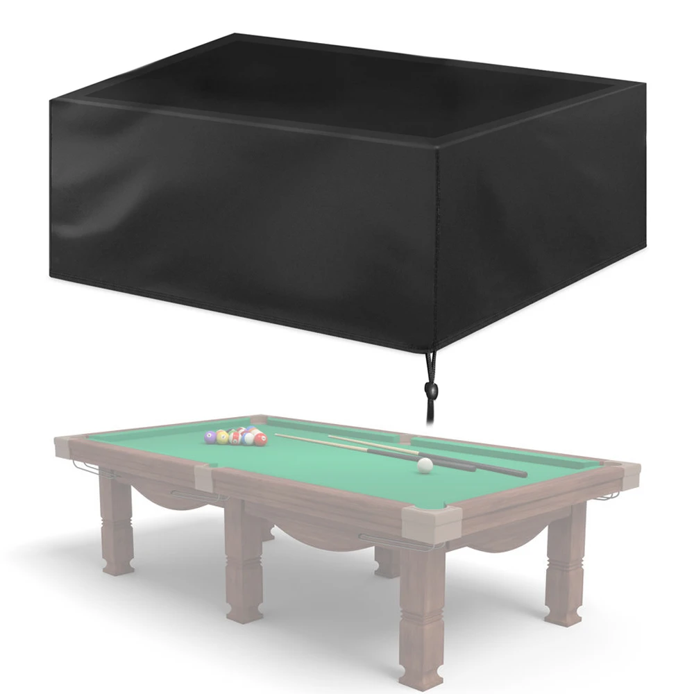 9ft Waterproof Billiard Table Cover Folding Pool Table Cover Dustproof ...