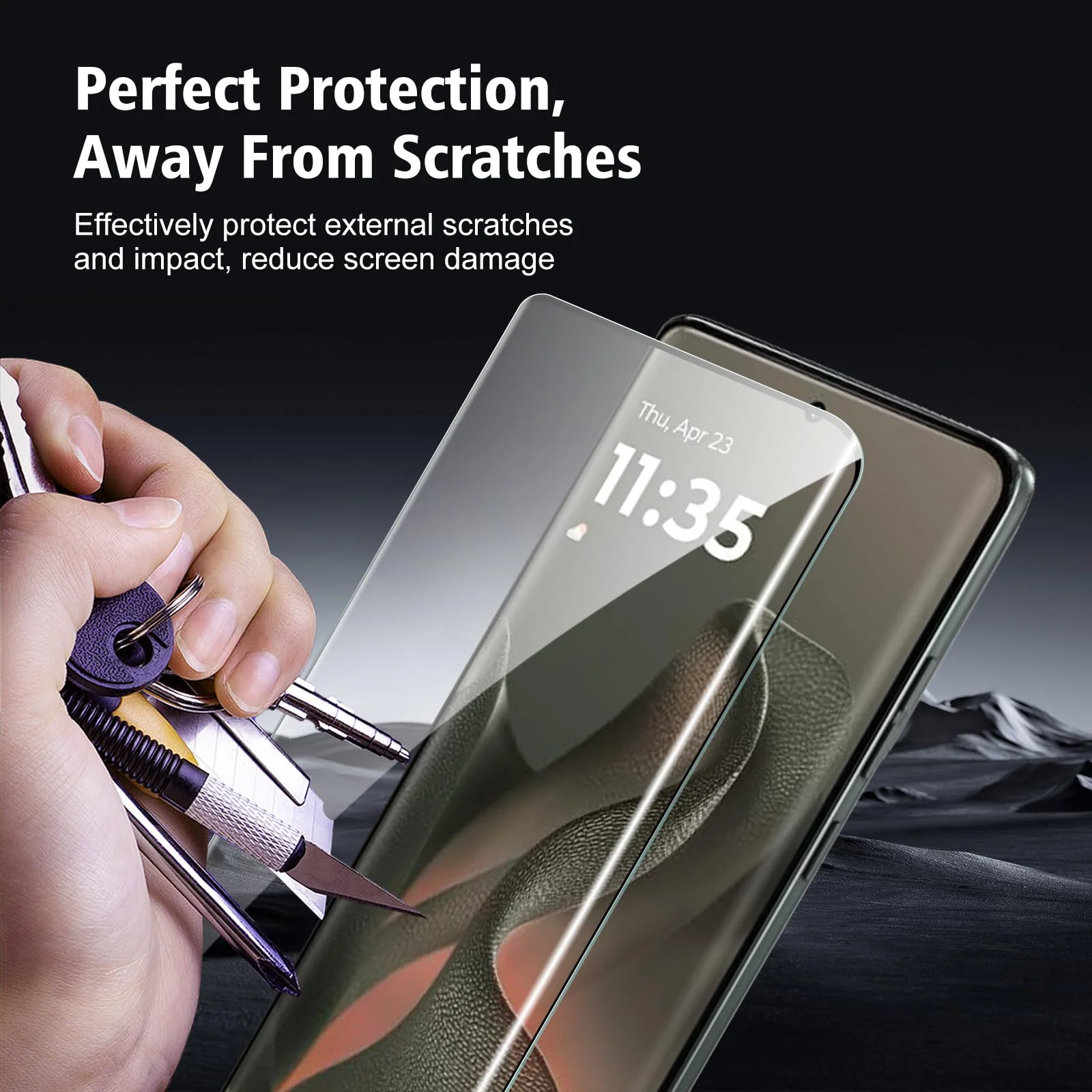 Premium Full Coverage 3D HD Tempered Glass Screen Protector (1-3 Pack)