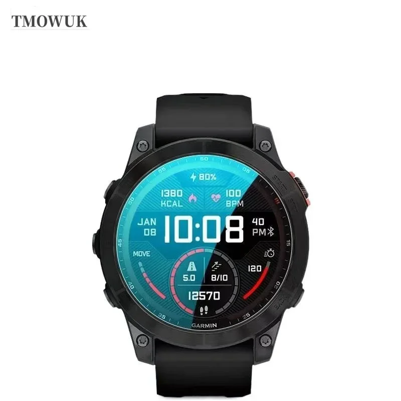 Garmin Fenix Pro Series Screen Protector - Soft TPU Hydrogel Film, HD Clear, Anti-Scratch Watch Shield
