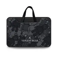 Sac pour ordinateur portable ours violent Double face sac de banlieue 16 pouces pour Apple Macbook 15 coque d'ordinateur Macbook Air 13 étui sacs à main pour ordinateur portable 6