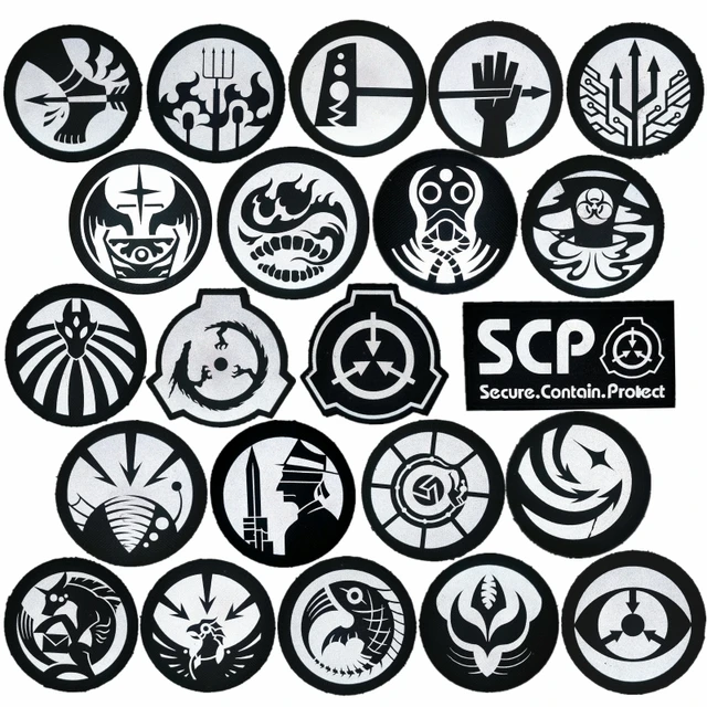 SCP embroidered cloth sticker supernatural symbol hook&loop design patches  for clothing tactical badge outdoor backpack badge - AliExpress