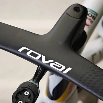 2pcs/set DIY Carbon Fiber Road Bike Handlebar Decals Waterproof ROVAL RAPID Inteated Bicycle Handlebar Stickers