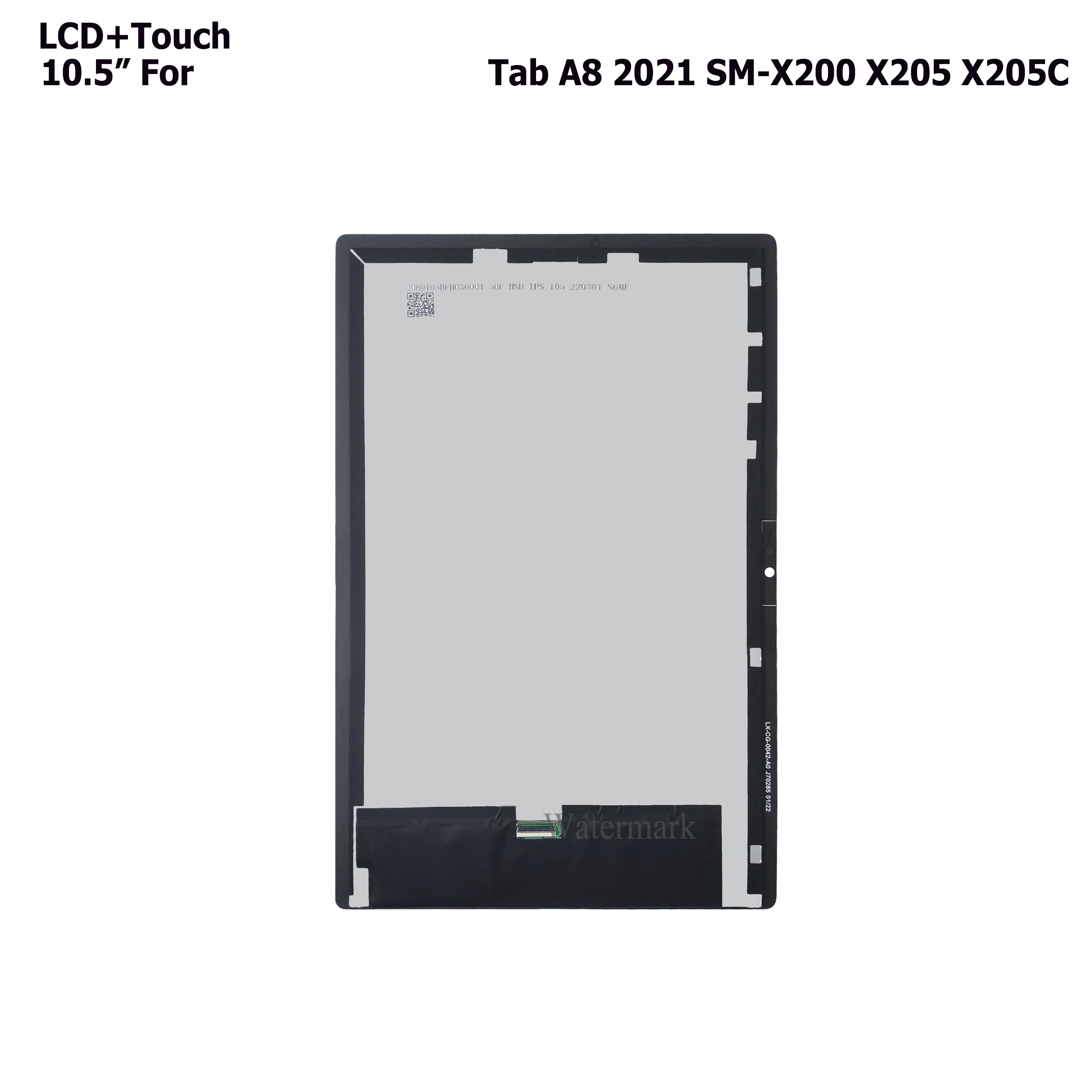 LCD ġ ũ Ÿ   г ,  A8 10.5 2021 SM-X200 X205 X205C  LCD ÷, 10.5 ġ