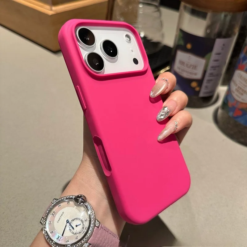 Premium Liquid Silicone Shockproof Candy Color Phone Case - Skin Feel, Enhanced Protection
