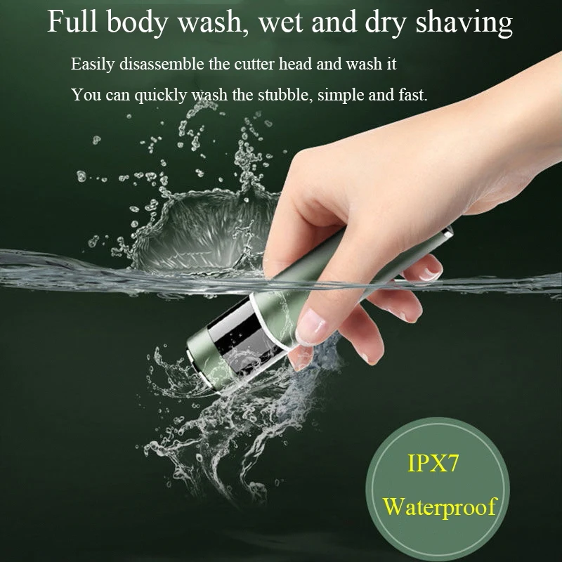 Mini Electric Shaver For Men Portable Electric Razor Beard Knife USB ...