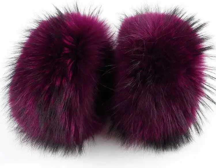Winter Waschbären Pelz Manschetten Frauen Mode Pelz Arm Wärmer Natürliche Pelz Armband Weibliche Warme Pelz Hülse Decort Plüsch Pelz Armband – Detail 8