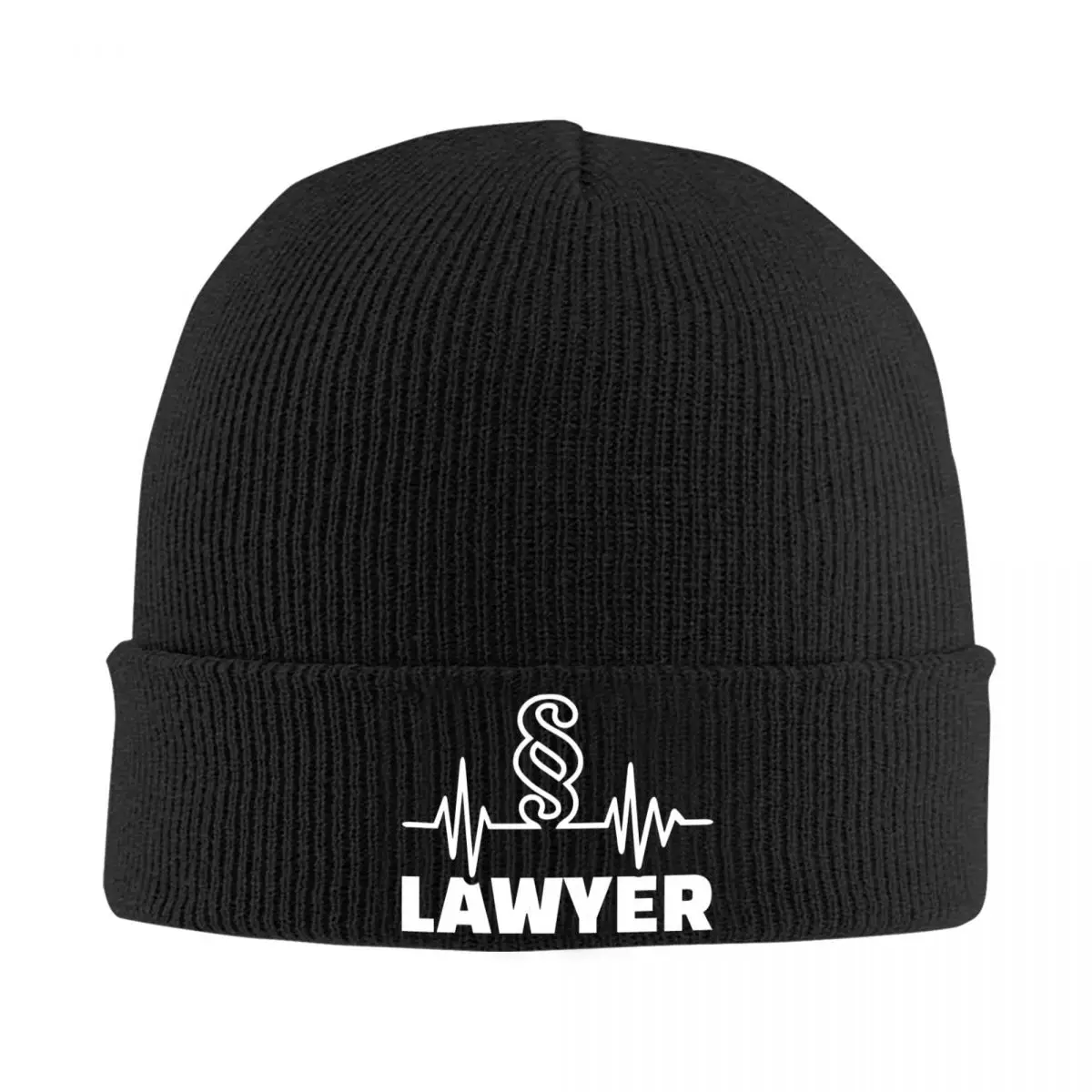 

Funny Law Gift Lawyer Heartbeat Skullies Beanies Caps Men Women Unisex Outdoor Winter Warm Knitted Hat Adult Bonnet Hats