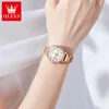 OLEVS 9997 Women's Watches Solid Stainless steel Strap Classic Elegance Roman Dial Waterproof Luminous Date Girl Wristwatch Gift 3