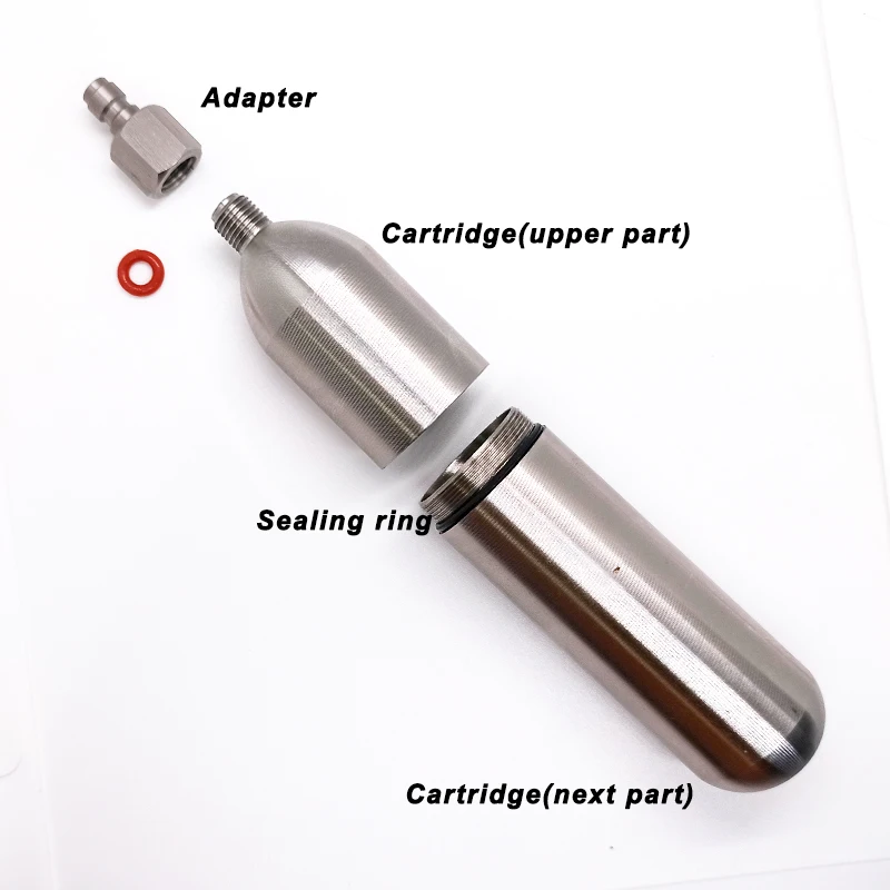 3/8-24unf 24g 45g 33g CO2 Cartridges High Pressure Stainless Steel ...