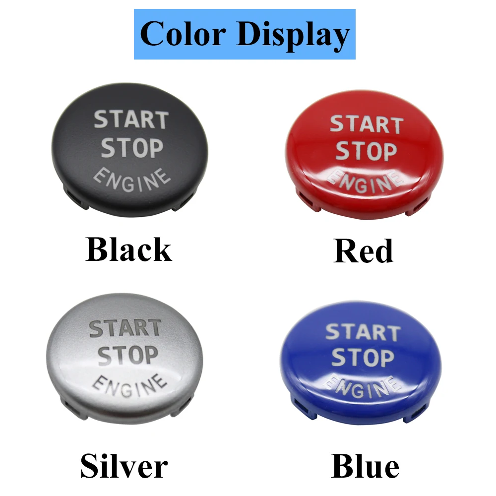 Engine Ignition Start Stop Button Car Gear Lever Auto Parking Switch Cap Letter P Keypress Cover For BMW X5 X6 E70 E71 E72