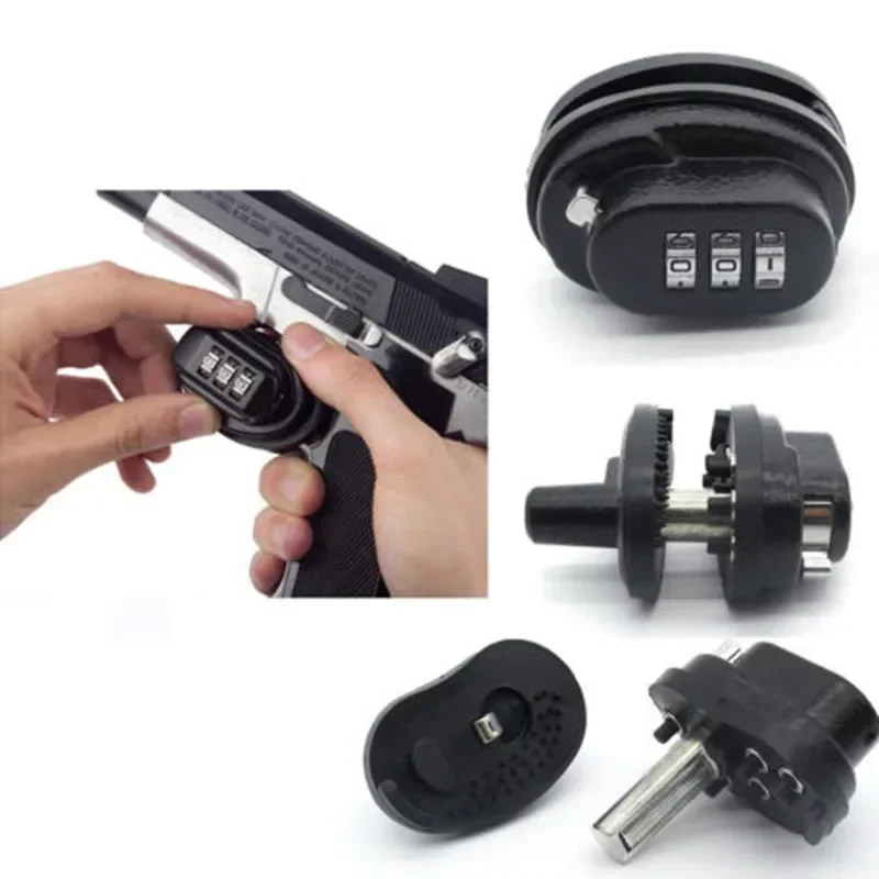 Universal Trigger Lock โลหะผสมล็อคปืนไรเฟิล Key Protection อุปกรณ์ความปลอดภัยอุปกรณ์เสริม 1