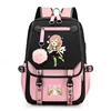 Cute Kanroji Mitsuri Backpack New Teenage Outdoor Street Anime Backpack High Quality USB Backpack Kanroji Mitsuri Backpack 1
