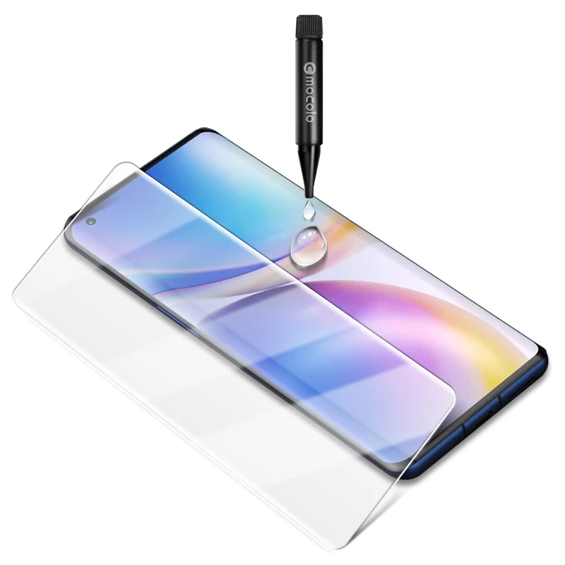 3D Curved High-Quality Full Glue UV Tempered Glass Screen Protector