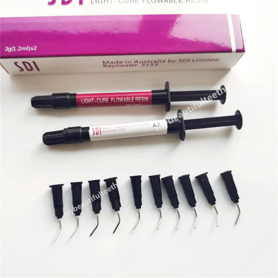 10box Dental Sdi Composite Resin Flowable Light Flow Curing Delivery