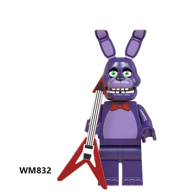 Set of 8 Five Nights At Freddy's Action Figure Toys - DIY Game Ornaments for Children's Birthday Gifts