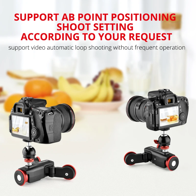 Yelangu l5 Motorizada Câmera Slider Automático de Vídeo Dolly Sistema Ferroviário do Carro para Dslr Câmera Telefone com Controle Remoto - Image 6