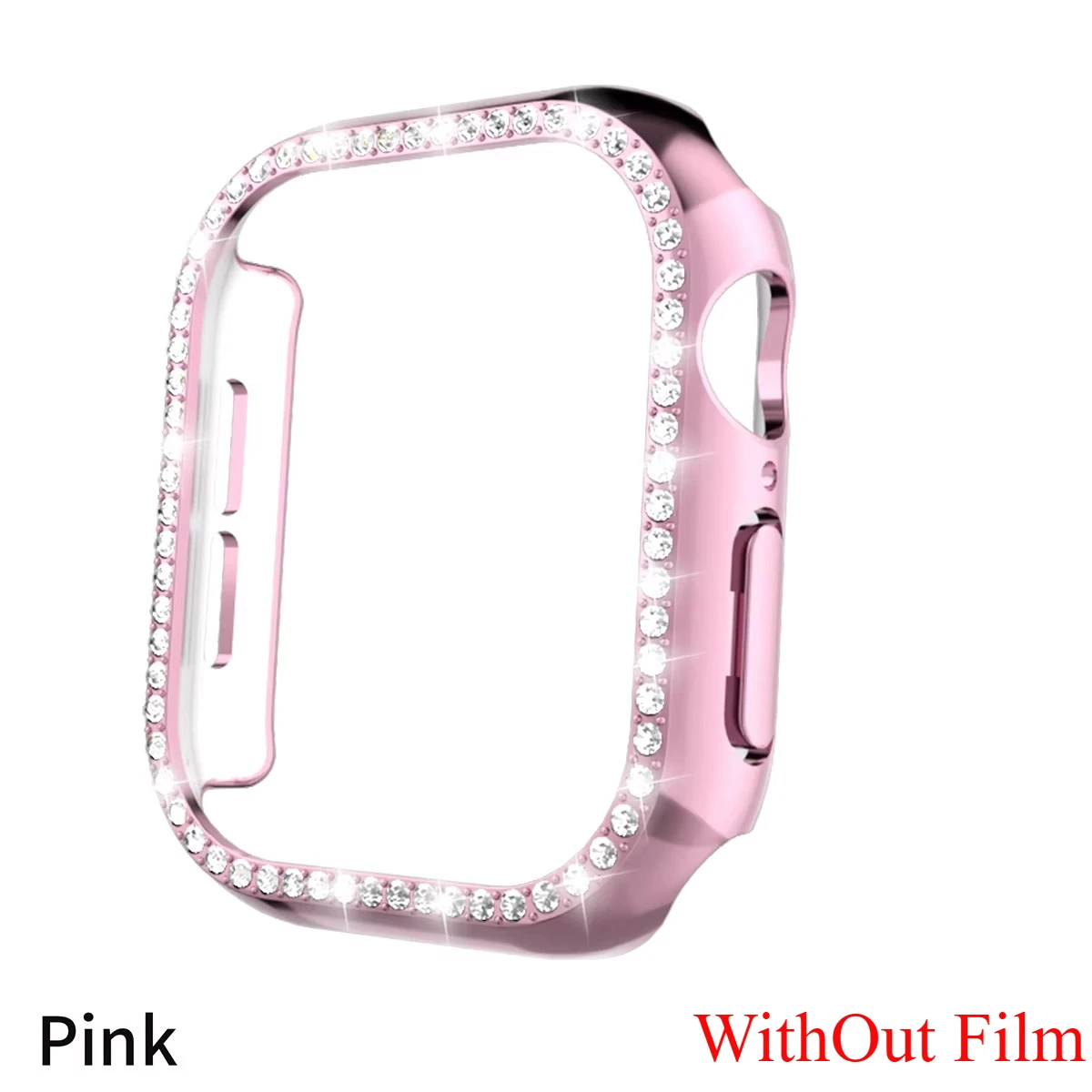 Diamond Glass Apple Watch Bling Bumper Protector Case
