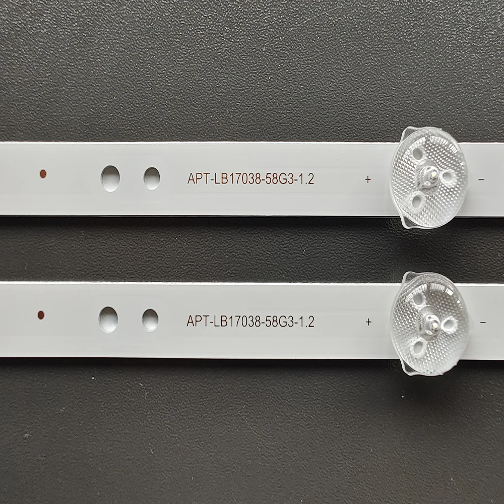 Conjunto = 10 Pcs Led Backlight Lâmpada para Skyworth 58 tv 58g2a 58g3 58k5d 58f55 Jl.d58051330202as-m V580dj4-md1 Apt-lb1703858g31.2 - Imagem 5