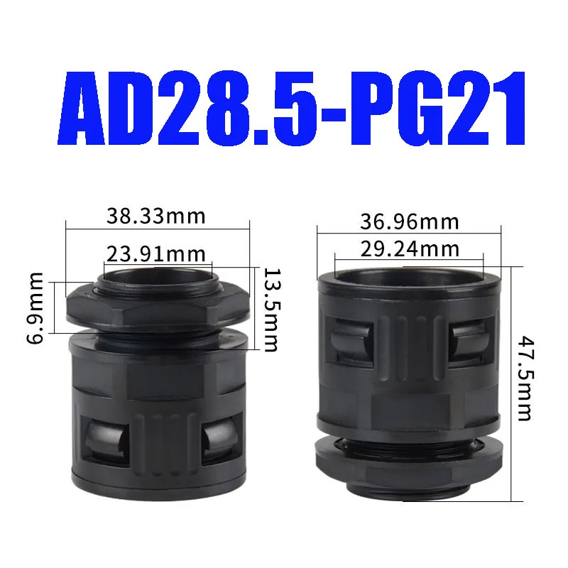 5x Connettori A Riduzione Con Sistema A Vite Per Tubo PE 3/4x1 – LST Per Irrigazione E Giardinaggio