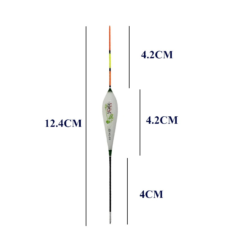 5 Stück Nano-Schwimmer für Flachwasser, Langlebige Boje für See und Fluss, Angelzubehör – Detail 2