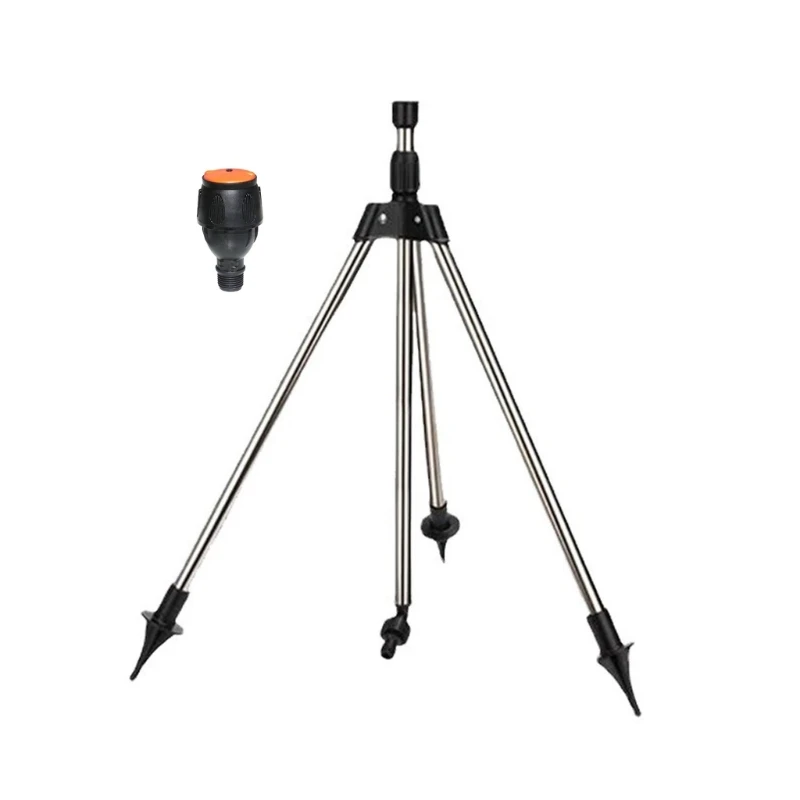 

Rotating Tripod Water Sprinkler Impact Tripod Sprinkler Adjustable 360‑Degree