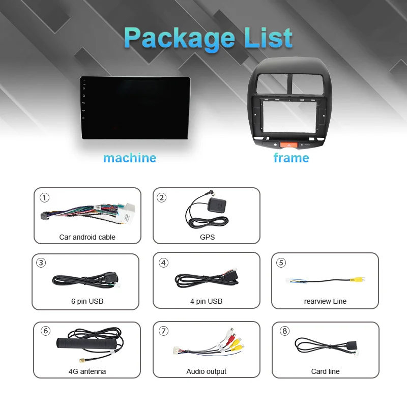 Android 14 Android Car Radio Multimedia Video Player GPS Stereo CarPlay 4G Head Unit For Mitsubishi ASX 1 2010-2K QLED car multimedia player,car radio