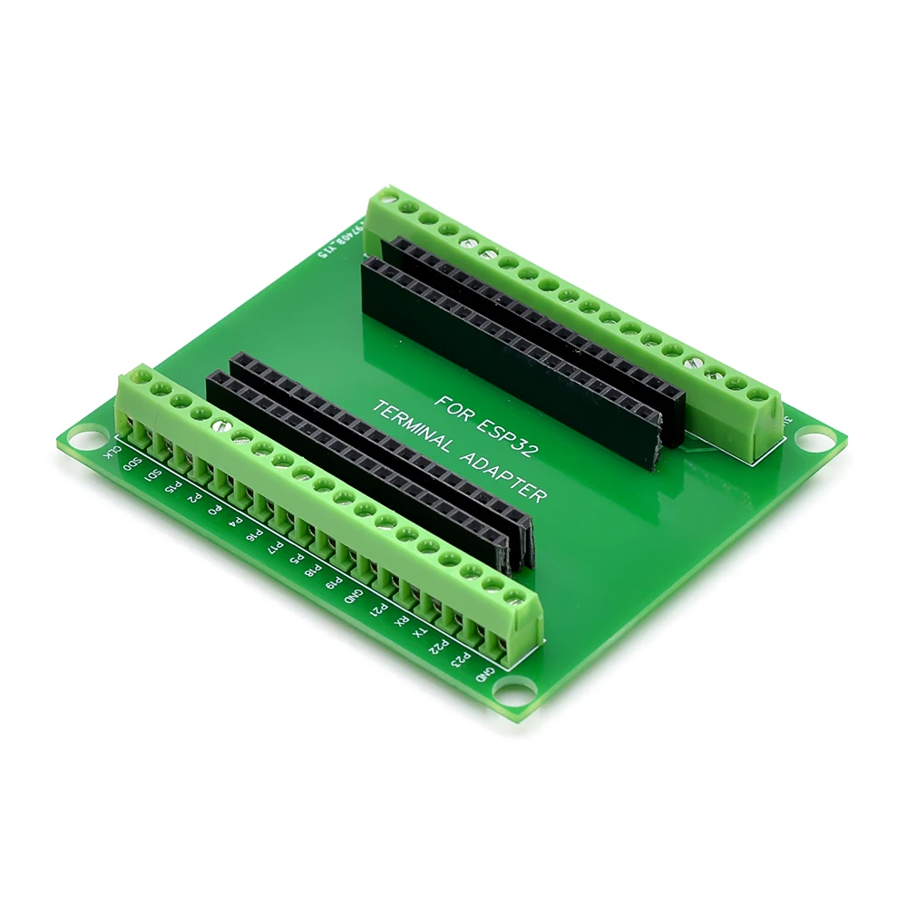 

For 38PIN Narrow Version ESP-WROOM-32 Microcontroller Development Board ESP32 Expansion Breakout Board GPIO 1 Into 2