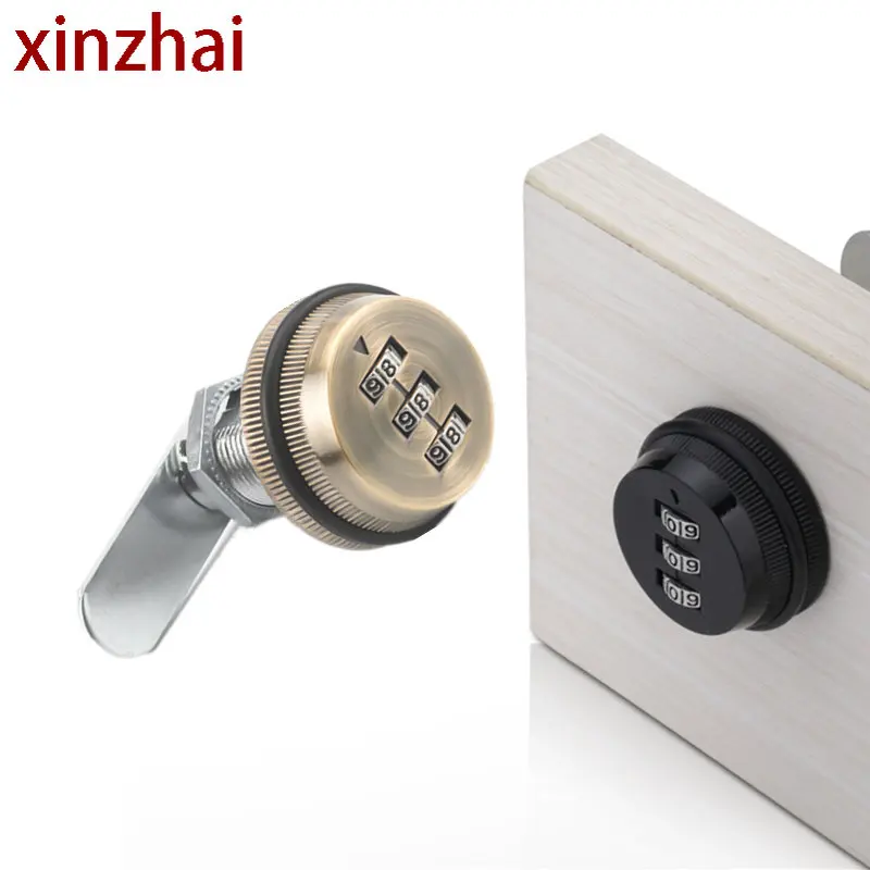 Drawer Combination Locks File Cabinet Mechanical Lock Furniture Cabinet  Locker Cam Lock 20mm/30mm Mini Door Lock - AliExpress