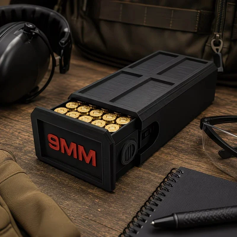  slider image of 9mm 3D Printed Storage
