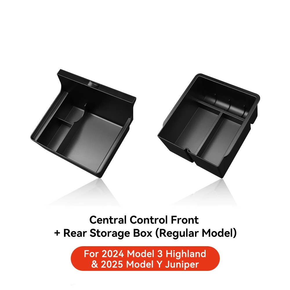 Premium Center Console Storage Box and Cup Holder Organizer
