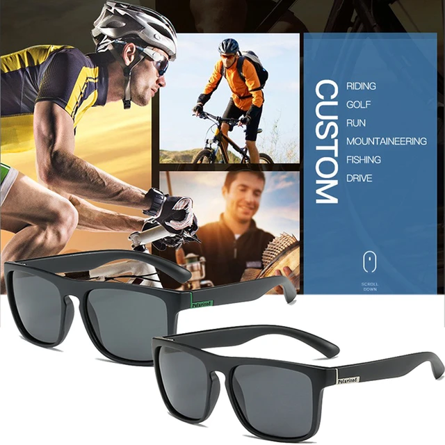 New Sports Sunglasses Men's Polarized Colorful Film Series Glasses Dust-proof Mirror Cycling Mirror Sunglasses with Glasses Case,Sun Glasses