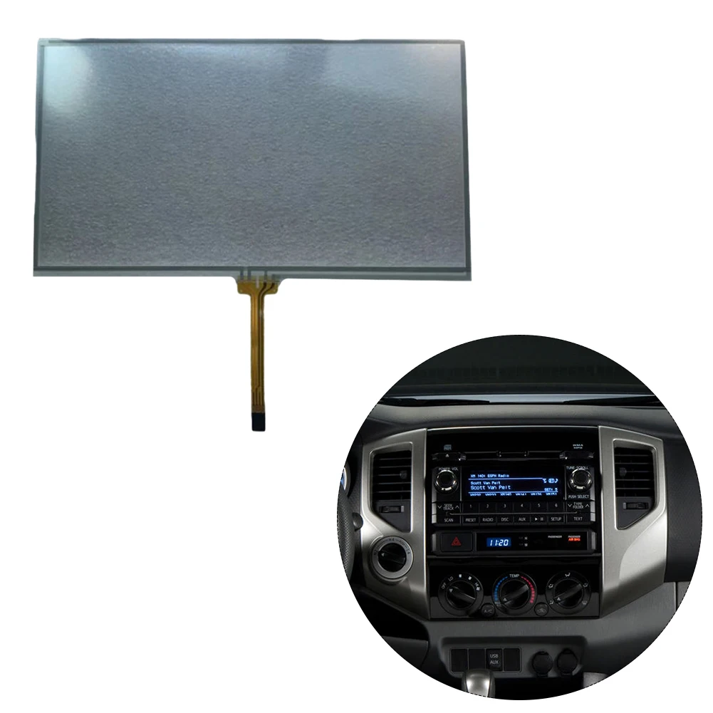 

Touch Screen Glass Digitizer Fit For TOYOTA 2012 - 2014 Radio 6.1\" 8pin LA061WQ1 For Tacoma 2012-2014 For 4Runner 2012-2014