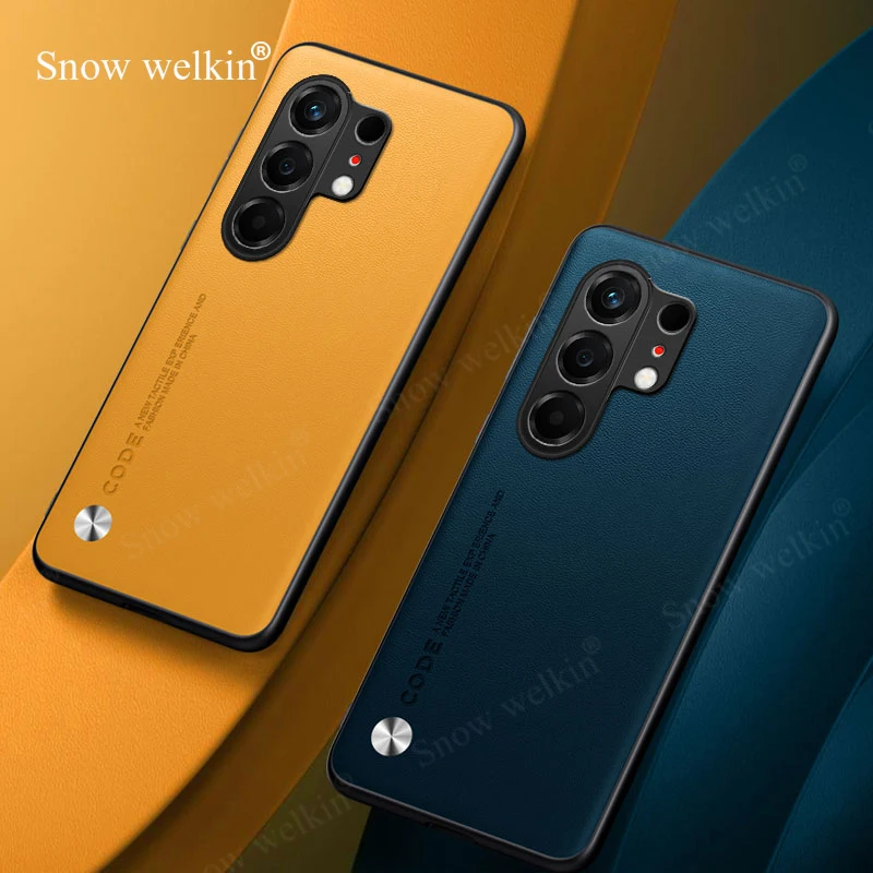 Luxury PU Leather Shockproof Silicone Phone Case Cover - Ultra Back Protection Coque