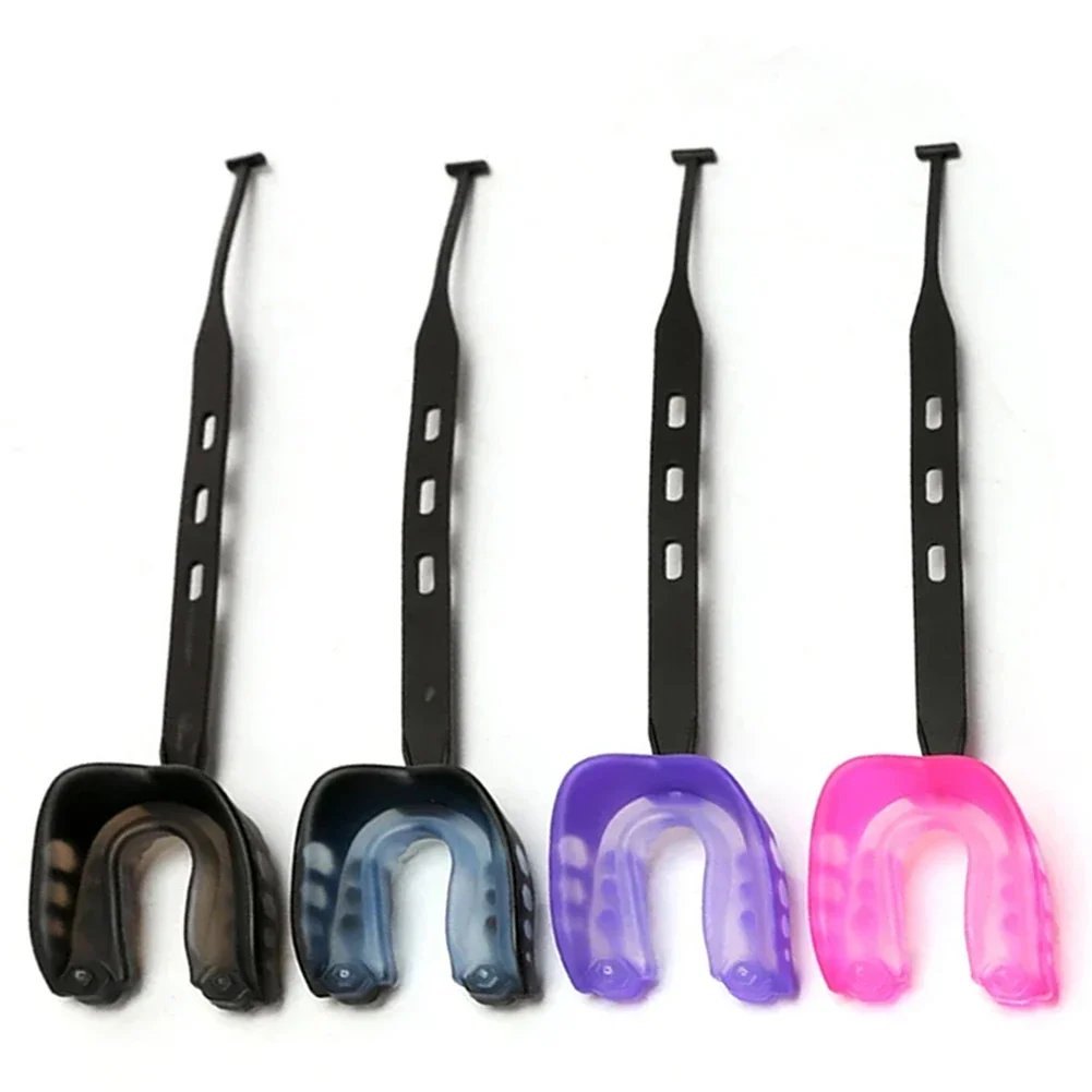 Football Mouth Guard with Strap Professional Youth & Adults Mouth Guard Soft Sport Mouthguard for Boxing Hockey Rugby Basketball