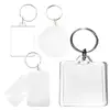 Acrylic Keychain Photo Holder Acrylic Keychain Photo Holder Photo Frame Keyring Clear Picture Keychains Suit For Artwork 1