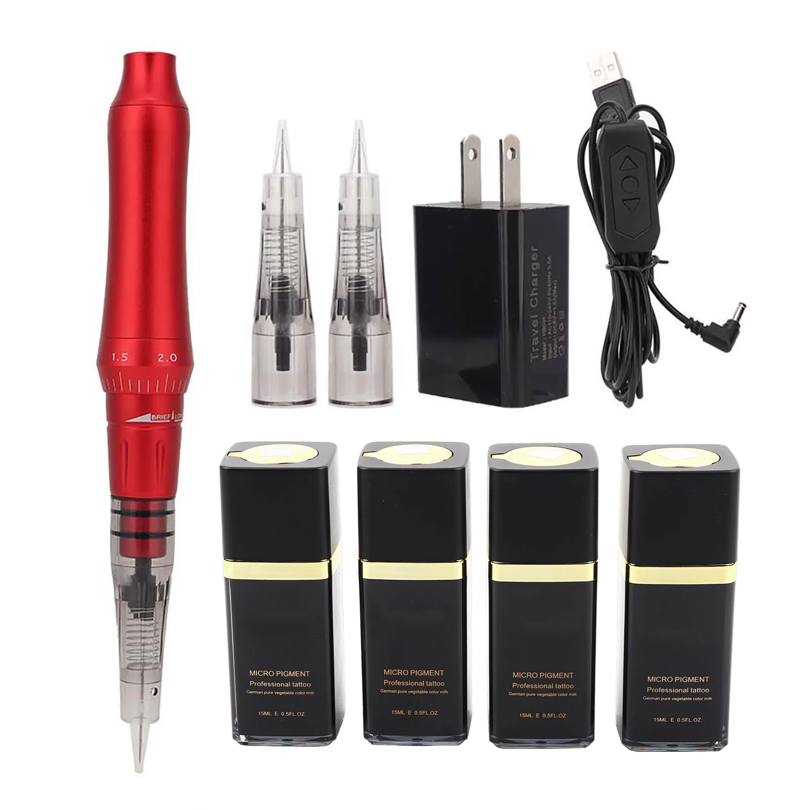 Electric Microblading Semi Permanent Eyebrow Lip Makeup Tattoo Pen Tool Electric Tattoo Pen Motor Machine
