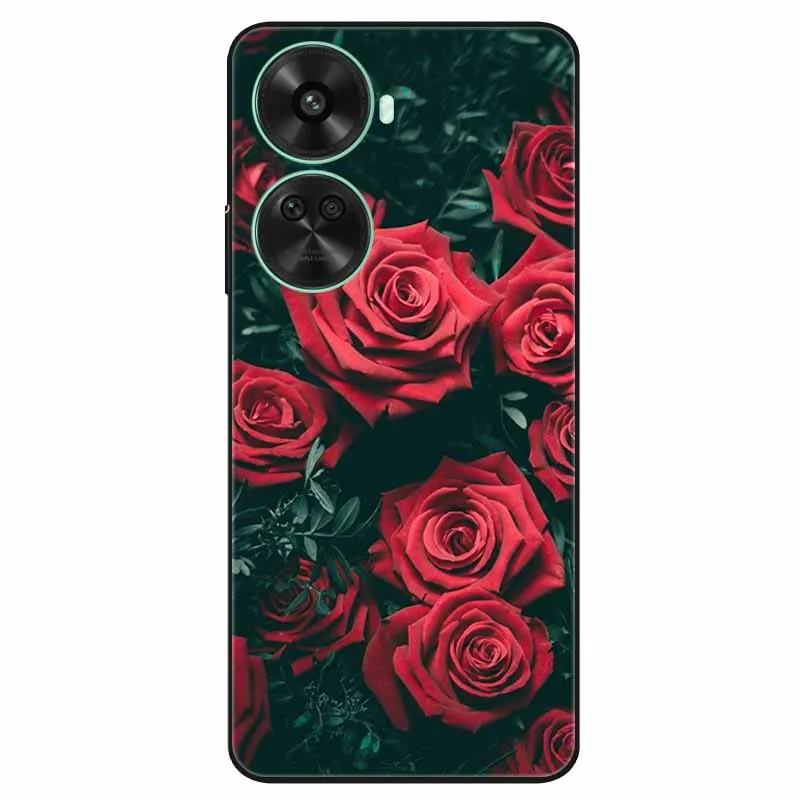 Elegant Floral Soft TPU Phone Case - Beautiful Pattern Protector Cover