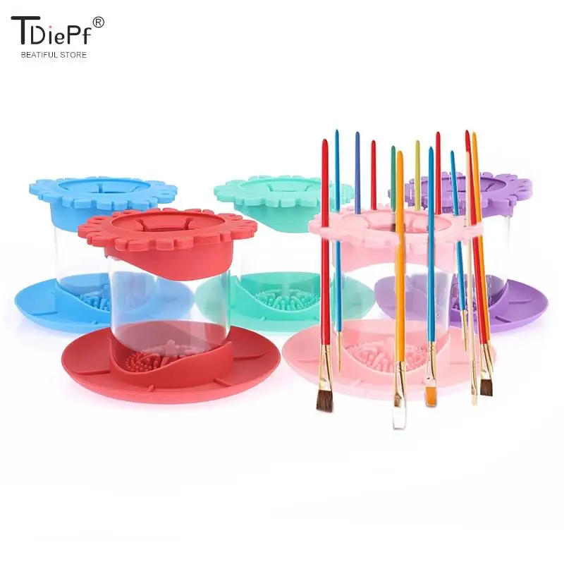 PaintBrushCleanerRinseCupWashingBucketCupPaintingBristle