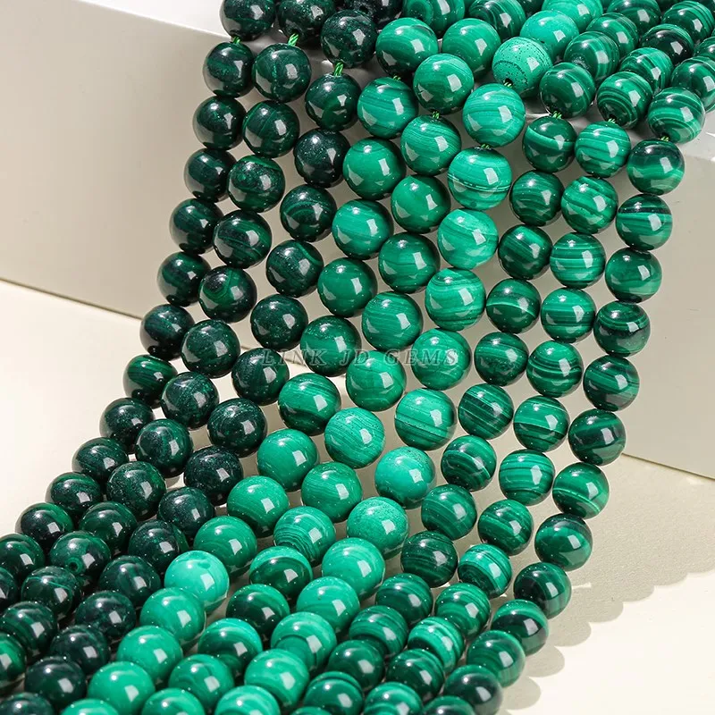 Beads Jewelry Making Natural Green Malachite Stone Beads