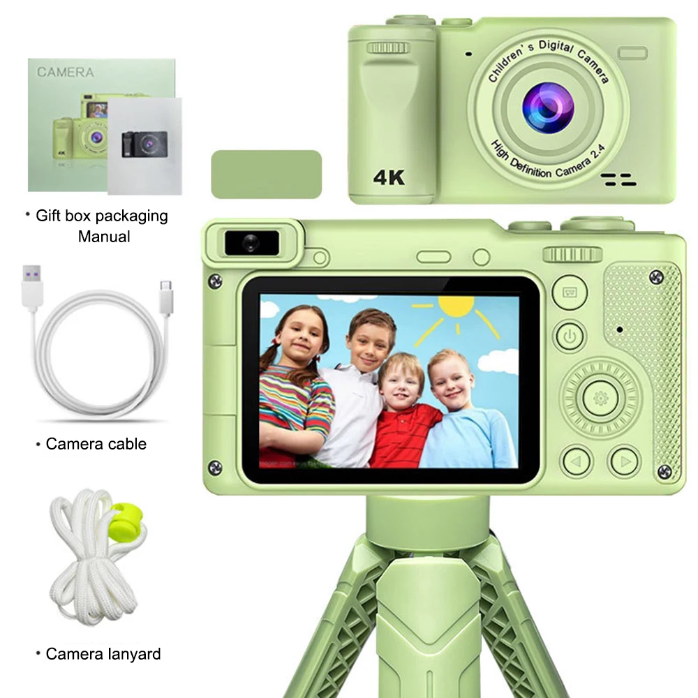 thumbnail image 1 of Cámara Digital HD para niños, videocámara recargable con Zoom 8x, 1080P, 2,4 pulgadas, 50MP, para principiantes, 1 of 5