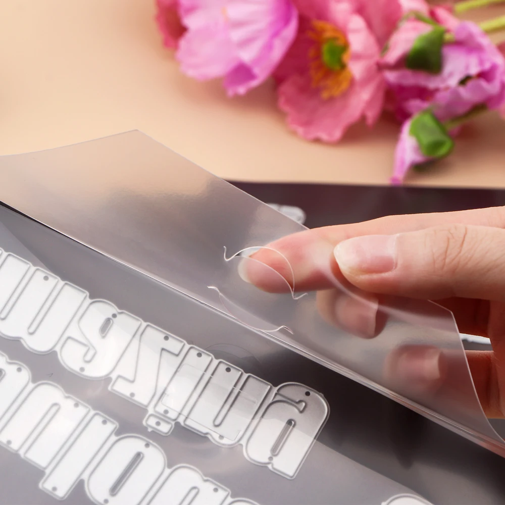 Stamp and Die Storage Bag 9.4 x 7 Inch Resealable Plastic Storage Pocket Rubber Soft Strong Magnet Sheets 10pcs