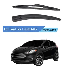 Rear Window Windshield Wiper Blade and Arm Set - Ford (Black)