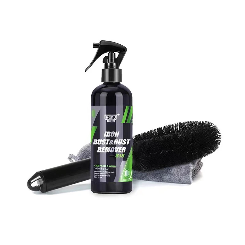 Car Cleaning Agent Iron Remover Protect Wheels Brake Discs Iron Dust Rim Rust Cleaner Auto Detail Chemical Car Care HGKJ S18 100/300ML
