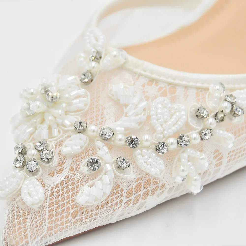 

TOPQUEEN AP107 Manual DIY Pearls Applique High Heels Shoes Bags Patches Beauty Women Ladies Sew On Dress Clothes Handmade Beaded