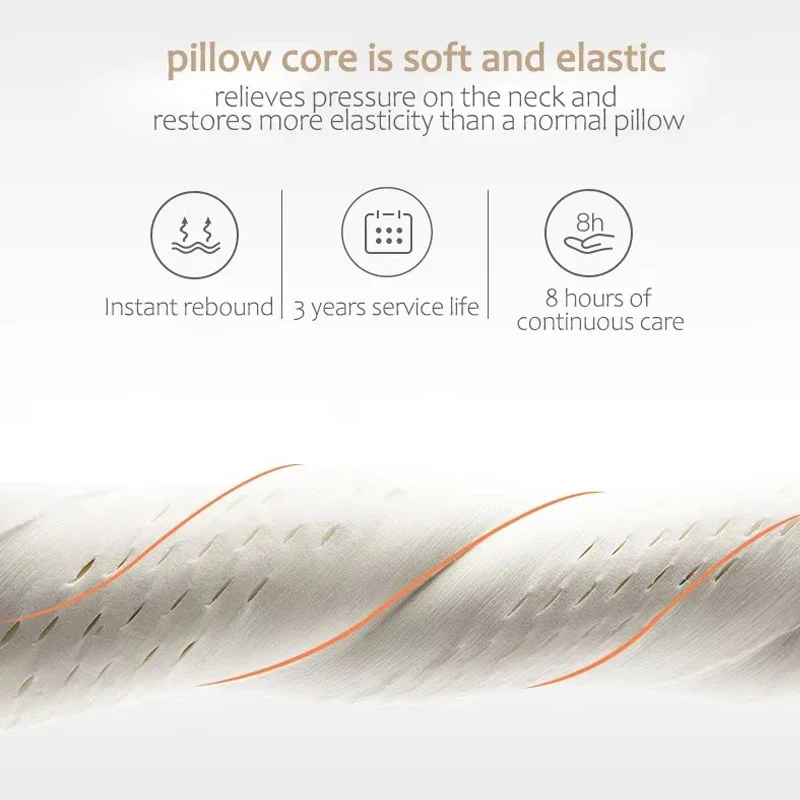Travel Neck Pillow Washable Memory Foam Cylinder Pillow for Neck,Back Leg Support Ergonomically Designed for Head Bolster Pillow 2