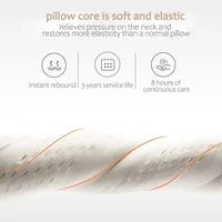 Travel Neck Pillow Washable Memory Foam Cylinder Pillow for Neck,Back Leg Support Ergonomically Designed for Head Bolster Pillow 2