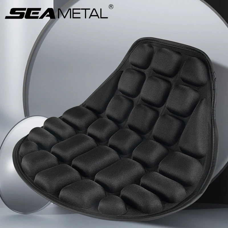 Cuscino Coprisella Morbidissimo In Gel E Memory Foam Per Mountain Bike - Largo E Imbottito